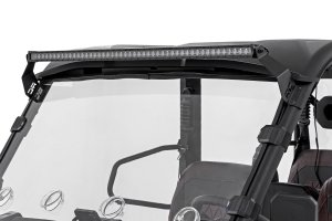 CFMOTO UFORCE U10 Pro LED Light Bar Kit - Rough Country - 50-inch Single Row, Black Series - Black